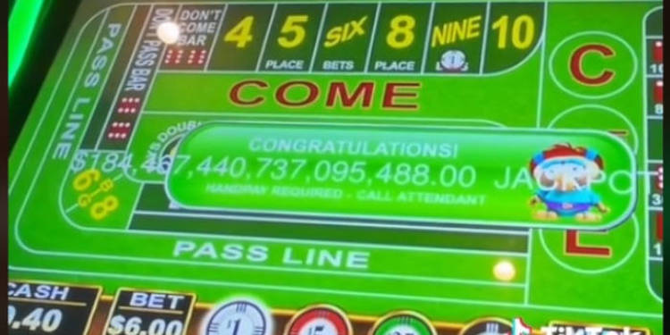 Woman Wins 18-Figure Video Craps Jackpot, Asks for the Rules