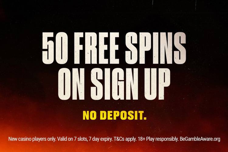 You can get 50 free spins at PokerStars Casino with no deposit