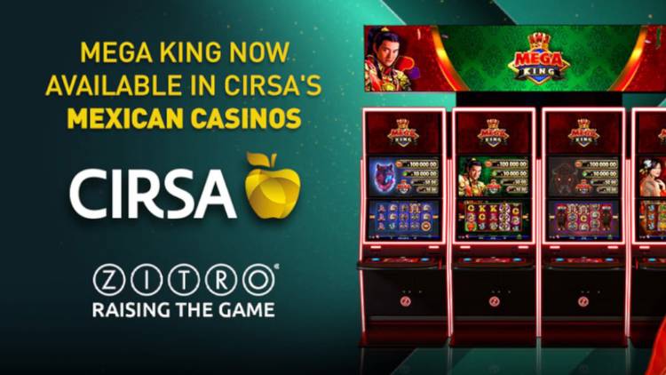 Zitro delivers Mega King games for CIRSA's casinos in Mexico