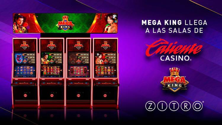 Zitro installs its new progressive multi-game Mega King at Grupo Caliente's casinos in Mexico